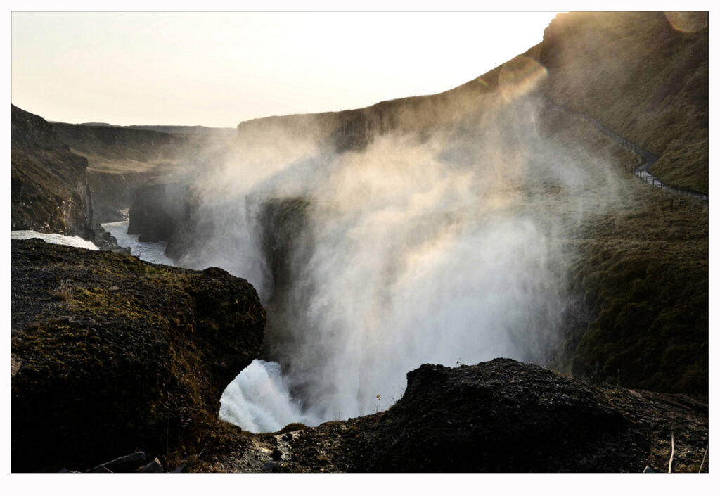 Gullfoss Wasserfall in Südisland