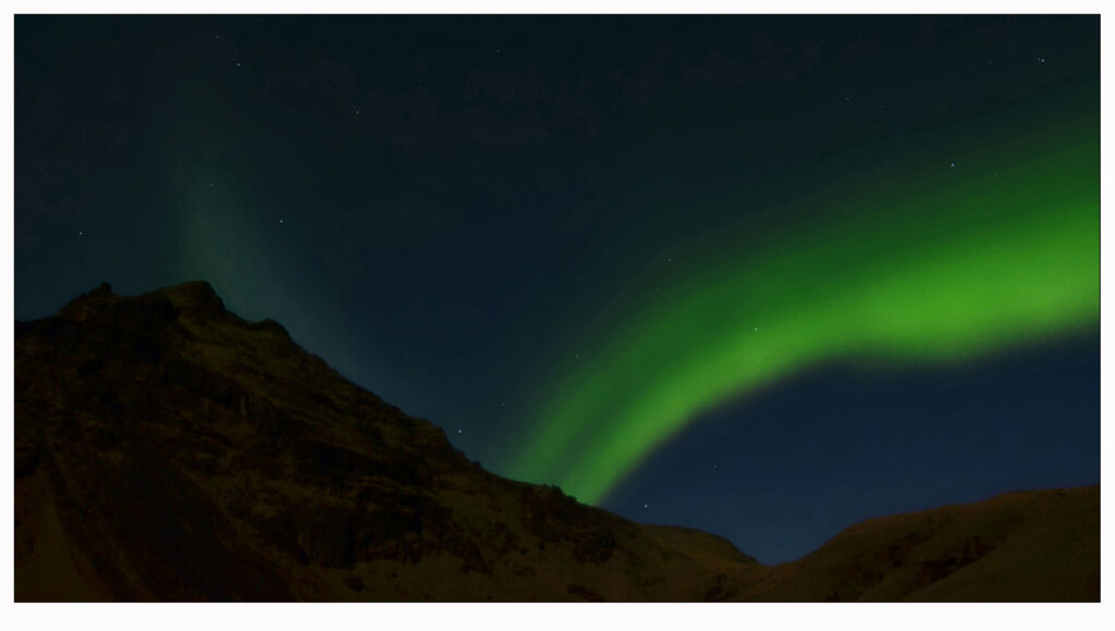 Northern Lights am Eyjafjallajökull